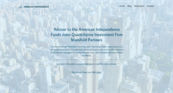 Desktop Screenshot of americanindependence.com